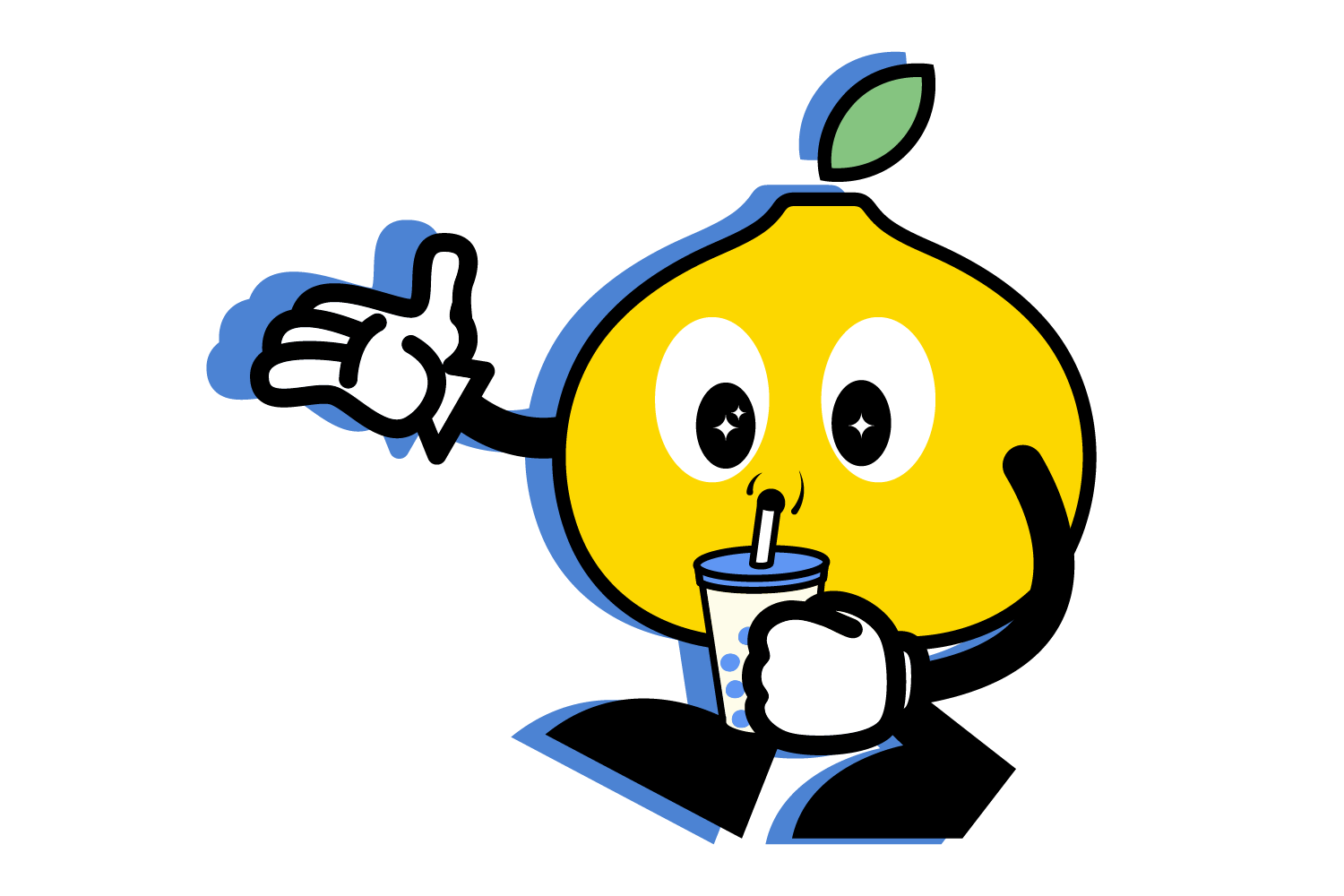 Yuzu Café: Tarjetas del carrusel - Bubble Tea (Mascota)