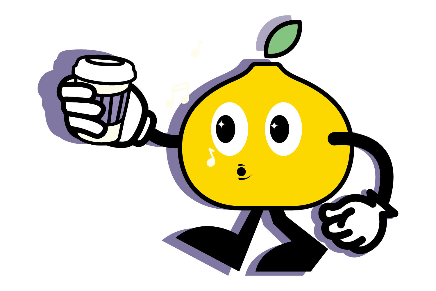 Yuzu Café: Tarjetas del carrusel - Café (Mascota)