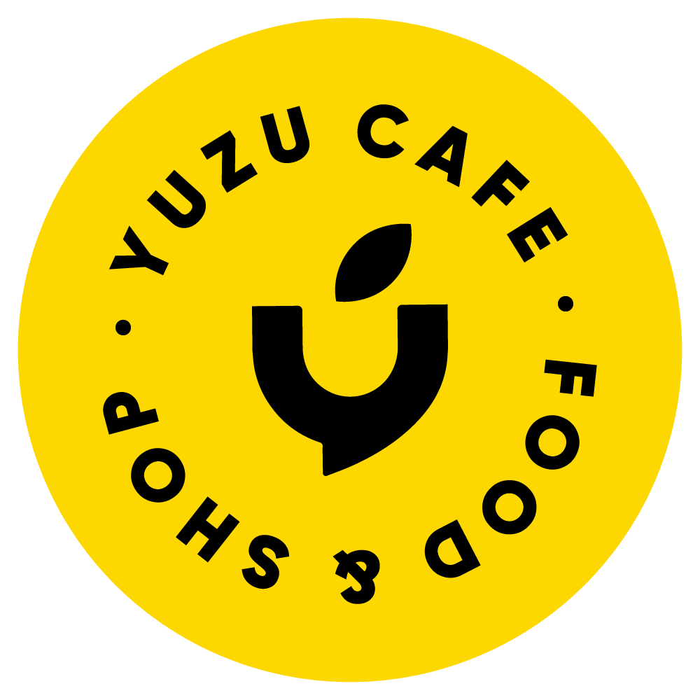Yuzu Café: sticker amarillo